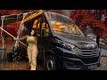 Camping In The Rain With 100 000 Luxury Camper Van