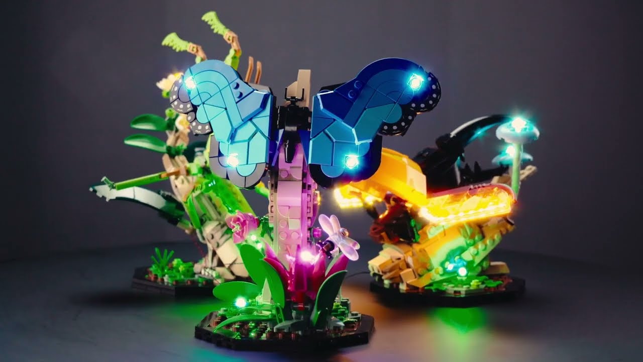 BrickBling LED-Licht-Set für LEGO® 21342 Die Insektensammlung