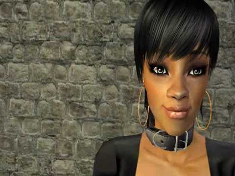 Rihanna sims 2 disturbia New clip!!!!