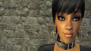 Rihanna sims 2 disturbia New clip!!!!