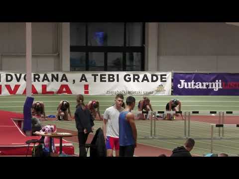 60m prepone [Ž], FINALE, srebrna Anja Tvrtković - Dvoransko PH za juniore i juniorke 2023