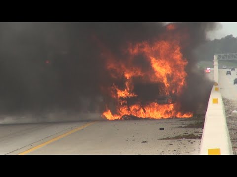 052221 NEW WAVERLY TRUCK FIRE WITH SURPRISE RESPONSE