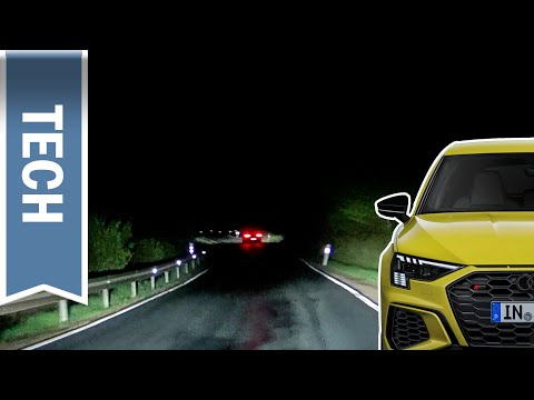 Matrix LED-Scheinwerfer im Audi A3 im Test: Nachtfahrt mit Fernlichtassistent & Lichtfunktionen