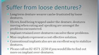 preview picture of video 'How to fix loose dentures - Riverlands Dental, North Richmond NSW'