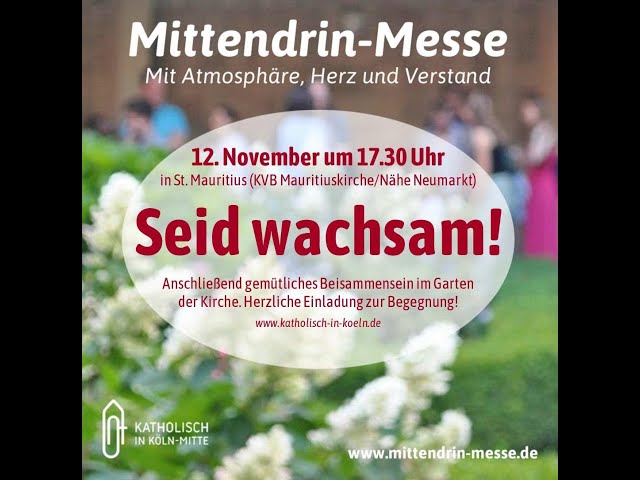 Mittendrin-Messe: Video vom 12.11.2023