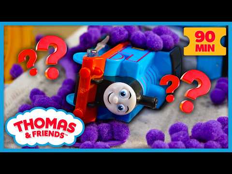 Thomas Gets Lost!!! 😨 | Thomas & Friends: Watch Out Thomas! | 90 Minutes! - Kids TV Series, Kingdom Kids Zone - Thomas & Friends