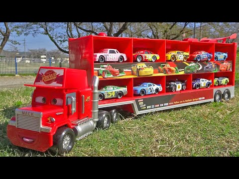 Disney Pixar Cars Mack Truck ☆ Find 20 Mini Cars in the Park
