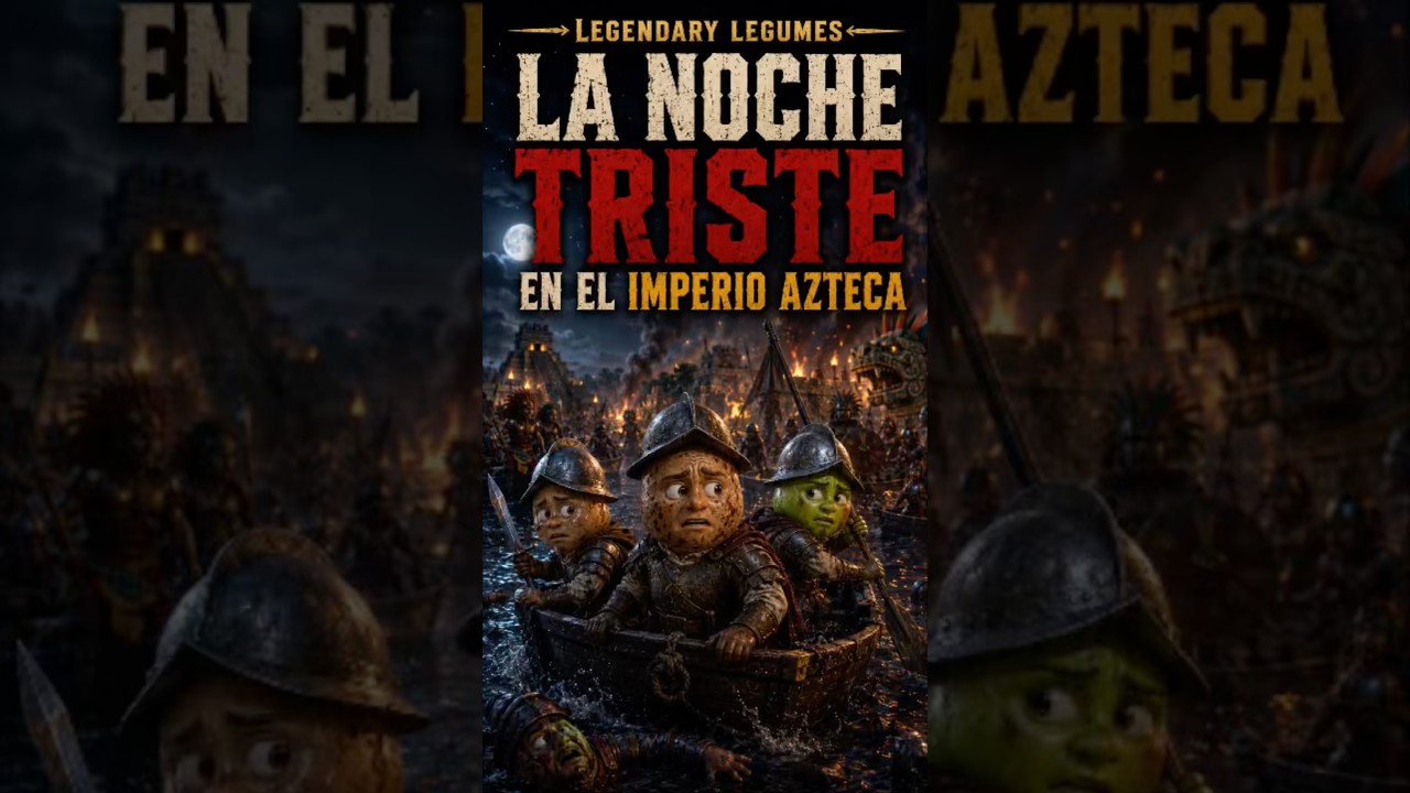 Hernán Cortés y La Noche Triste en el Imperio Azteca