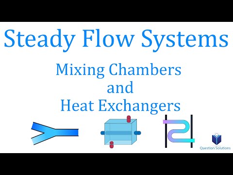 Steady Flow Systems - Mixing Chambers & Heat Exchangers | Thermodynamics | (Solved Examples)