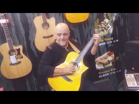 Frank Gambale acoustic guitar performance