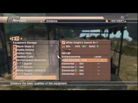 WKC 2 NA Pre-Order Bonus - White Knight Equipment Set for your avatar - White Knight Chronicles II