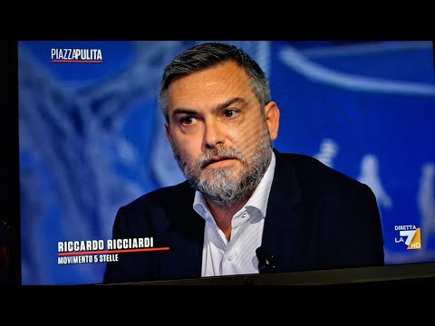 Riccardo Ricciardi guest on "Piazza Pulita" La7 23/10/2025