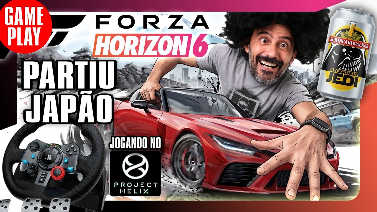 🎮🚨 AO VIVO  -  FORZA 6, PARTIU JAPÃO - JOGANDO NO PROJECT HELIX COM VOLANTE G29 #forza6