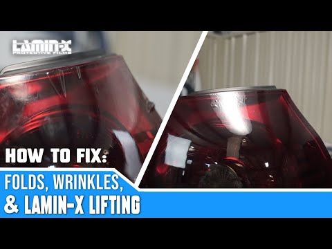 Tips and Tricks - How to Fix Wrinkles, Folds, or Lamin-x Lifting