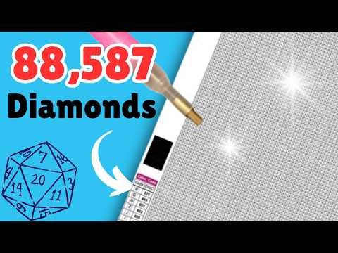 This Mystery Diamond Painting Had Me Spiraling FOR MONTHS .. (You'll never guess what it is )