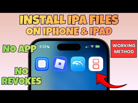 [РАБОЧИЙ МЕТОД] Установка файлов IPA на iPhone и iPad | Без приложения, без отзыва, без ПК