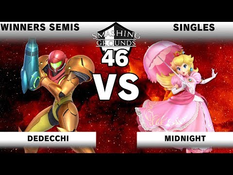Smashing Grounds 46 - Winners Semis - Dedecchi [Samus] v Midnight [Peach]