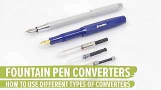 How to Use a Fountain Pen Converter