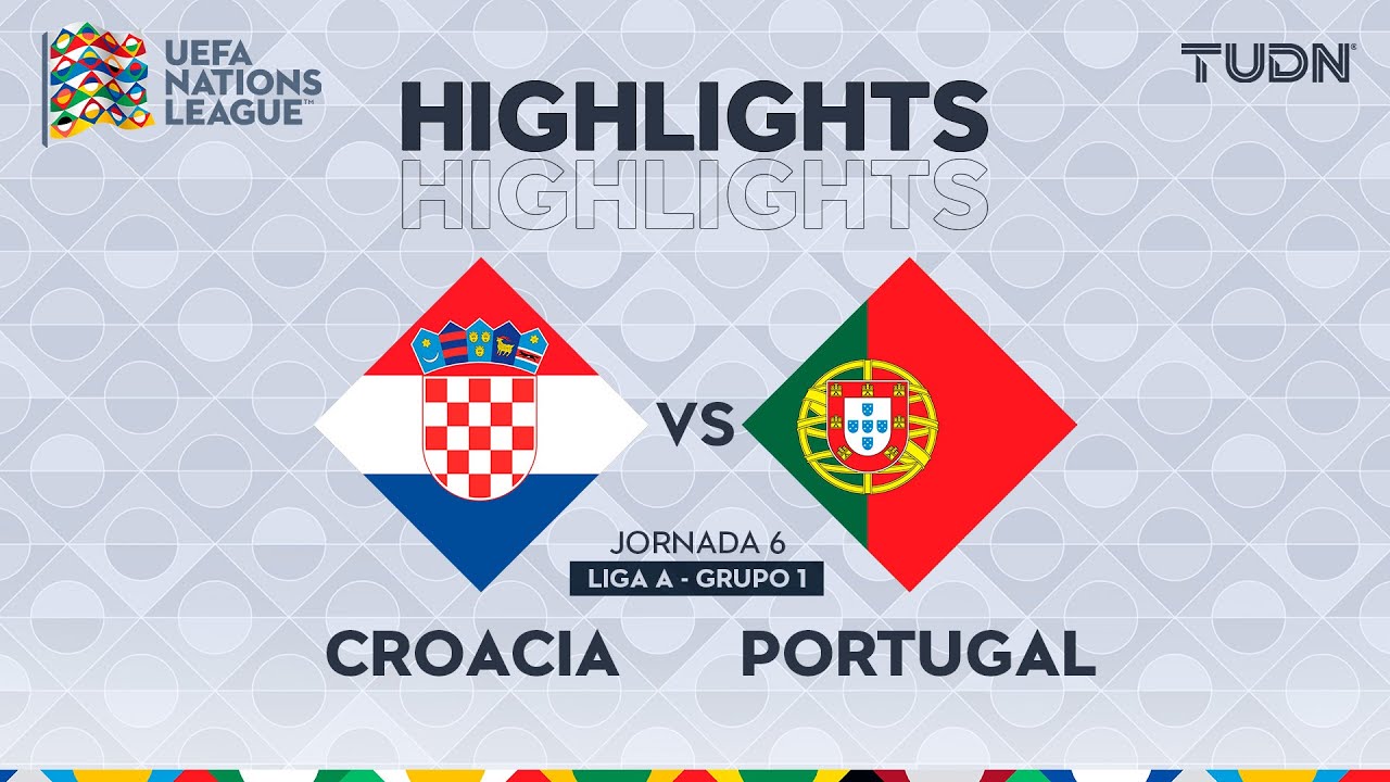 HIGHLIGHTS - Croacia vs Portugal | UEFA Nations League 2024 | TUDN