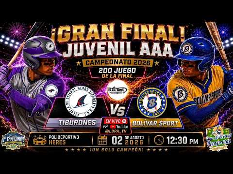 Bolívar Sport vs Tiburones,  Gran Final 2do Juego (Juvenil AAA)