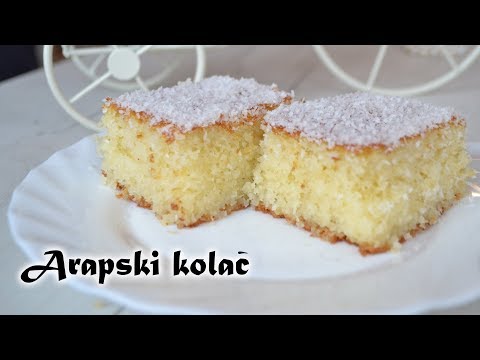 Arapski kolač od griza i kokosa | BASBOUSA