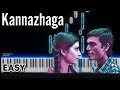 Kannazhaga EASY Piano Tutorial 3 Moonu Anirudh VVIE Melody