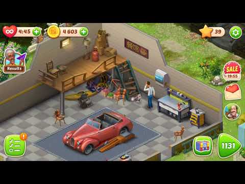 HOMESCAPES Story Walkthrough Gameplay #26 - Garage - Day 3 (iOS, Android)