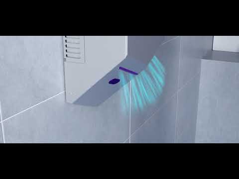 Askon white v jet hand dryer (made-in-india), 1, 230-240v ac