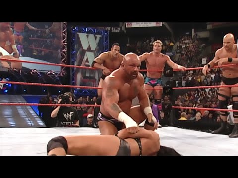 The Rock, Stone Cold, Billy Gunn & Chyna vs The Radicalz Part 2 - RAW IS WAR