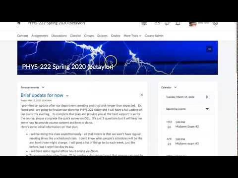 Setting A Midterm Grade Within D2l