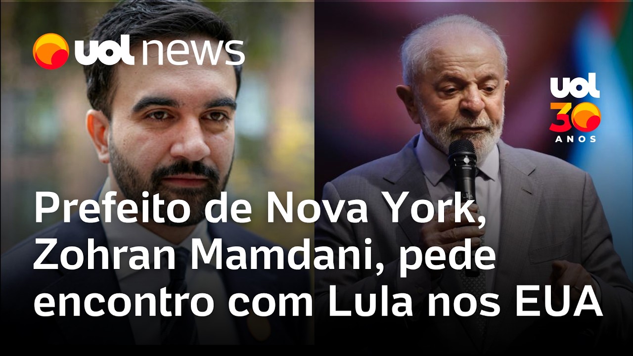 Prefeito de Nova York, Zohran Mamdani, pede encontro com o presidente Lula nos EUA