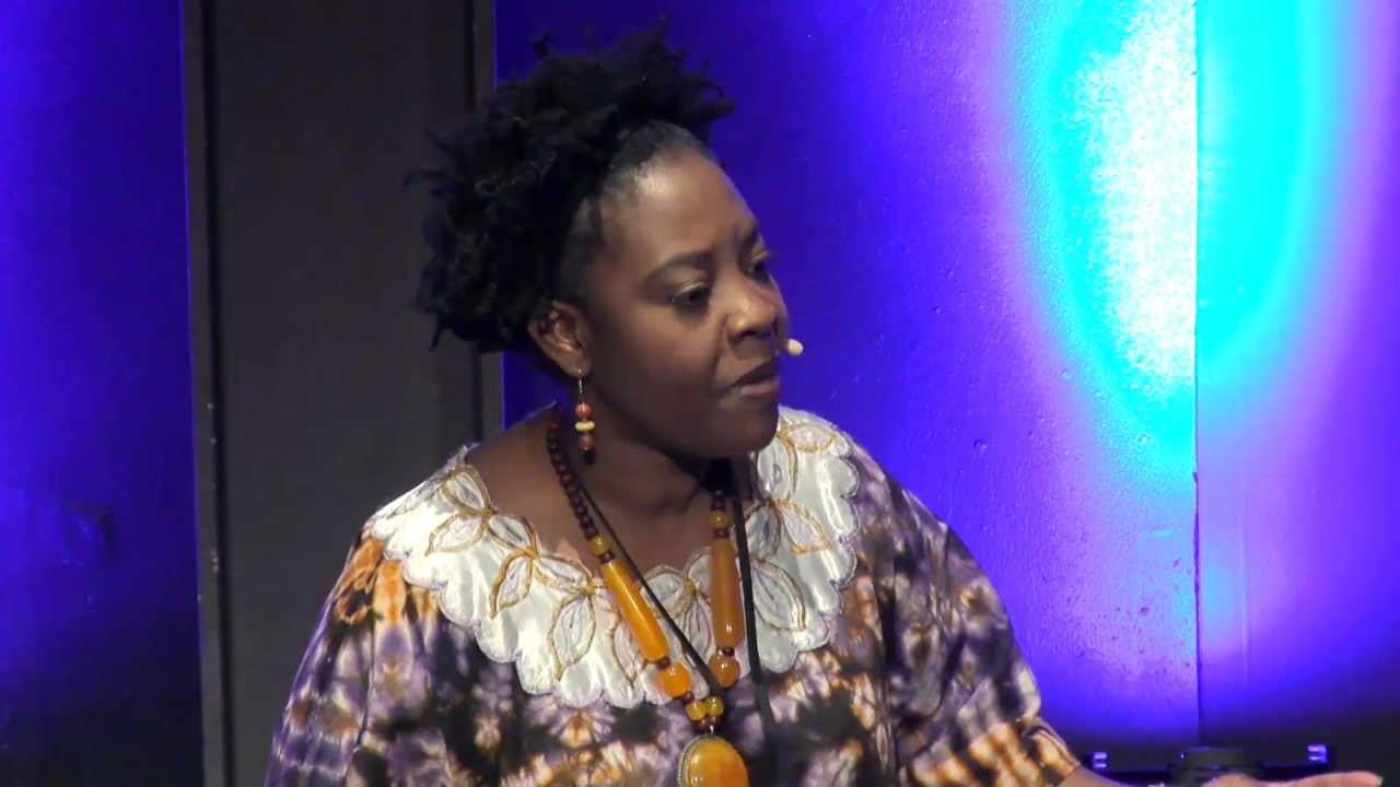 Getrude Matshe on stage