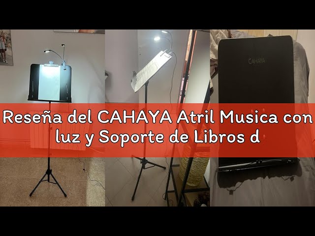 Vídeo relacionado con OcioDual Atril Musica, Tripode, Atril Partituras, Soporte Portatil, Plegable con Bolsa de Transporte, Orquesta, Faristol, Altura Ajustable Regulable, Extensible, Soporte para Libros