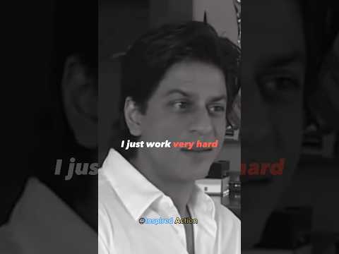 Shahrukh Khan: "I Just Work Very Hard" | #shorts
