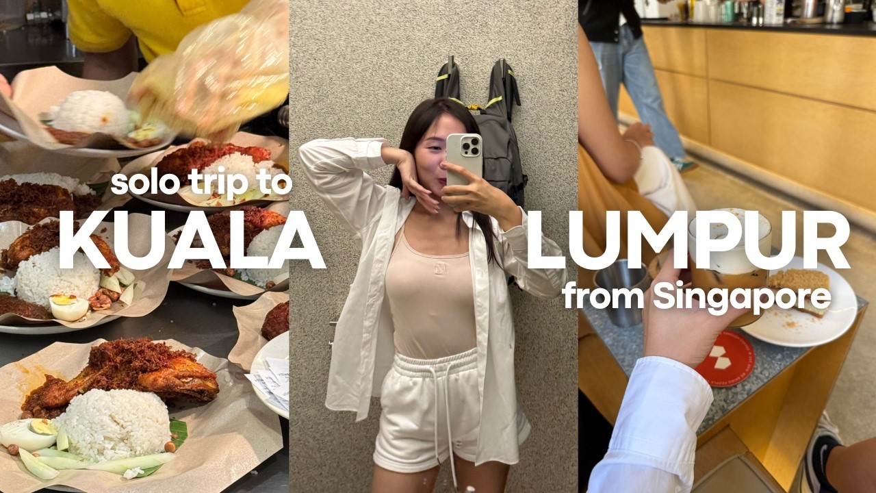 🇸🇬 🇲🇾 KUALA LUMPUR VLOG | KL Local Food, Café Hopping, Where to Stay (with price), my 1st SOLO TRIP!