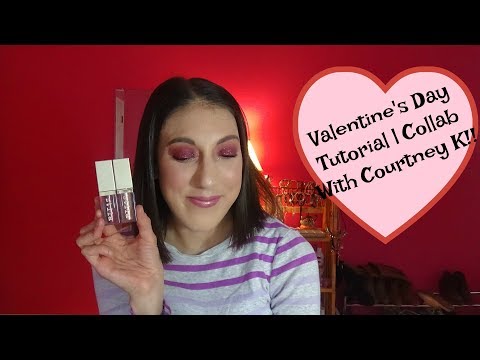 Valentine's Day Tutorial | Collab with Courtney K!