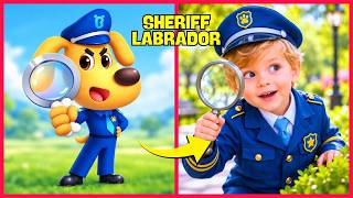 🐶ADIVINHE A VOZ DOS MELHORES PERSONAGENS DE SHERIFF LABRADOR! 🎤🔥 VOCÊ CONSEGUE ACERTAR TODOS? 👮♂️🐾