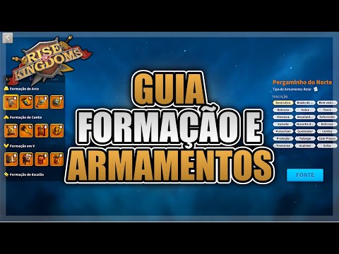 GUIA COMPLETO DE FORMAÇÃO E ARMAMENTOS [SET 2024] - RISE OF KINGDOMS