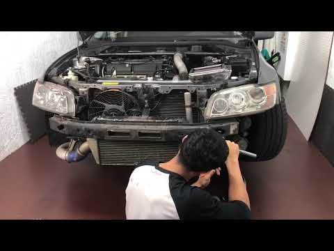 Extreme Turbo System Intercooler install on a Evo 8!