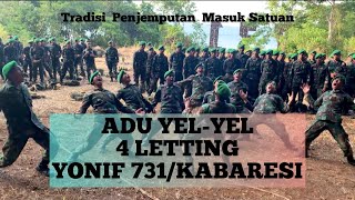 Download lagu ADU YEL-YEL 4 LETTING TNI YONIF 731 KABARESI - PARAH KEREN mp3