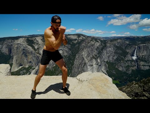 10 Min Boxing At Home for Cardio & Abs in Yosemite NP