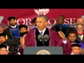 Obama Exhorts Good Deeds by Morehouse Graduates