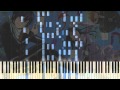 [Noragami] OP Goya no Machiawase Piano ...