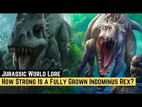 How Strong Is a Fully Grown Indominus Rex? #jurassicworldrebirth #jurassicworld #indominusrex