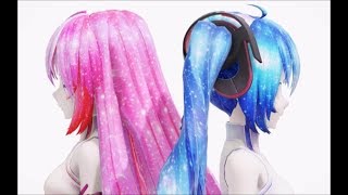 MMD Miku Kiss Luka