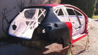 Montage 206 RC rallye F2000 UTS Racing