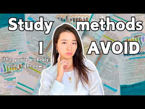 OVERRATED study tips to ditch ASAP. (+ their alternatives to ACTUALLY get A's)