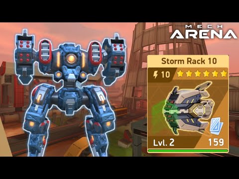 Redeemer with Dual Storm Rack 10 Gameplay - Mech Arena