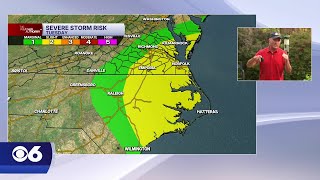 Rain returns to Richmond on Tuesday and could be heavy at times