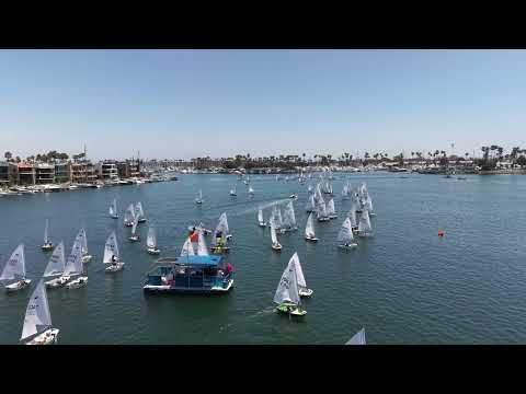 2025 Jr Sabot Nationals   Day 1   F2S1   Yellow & Green start